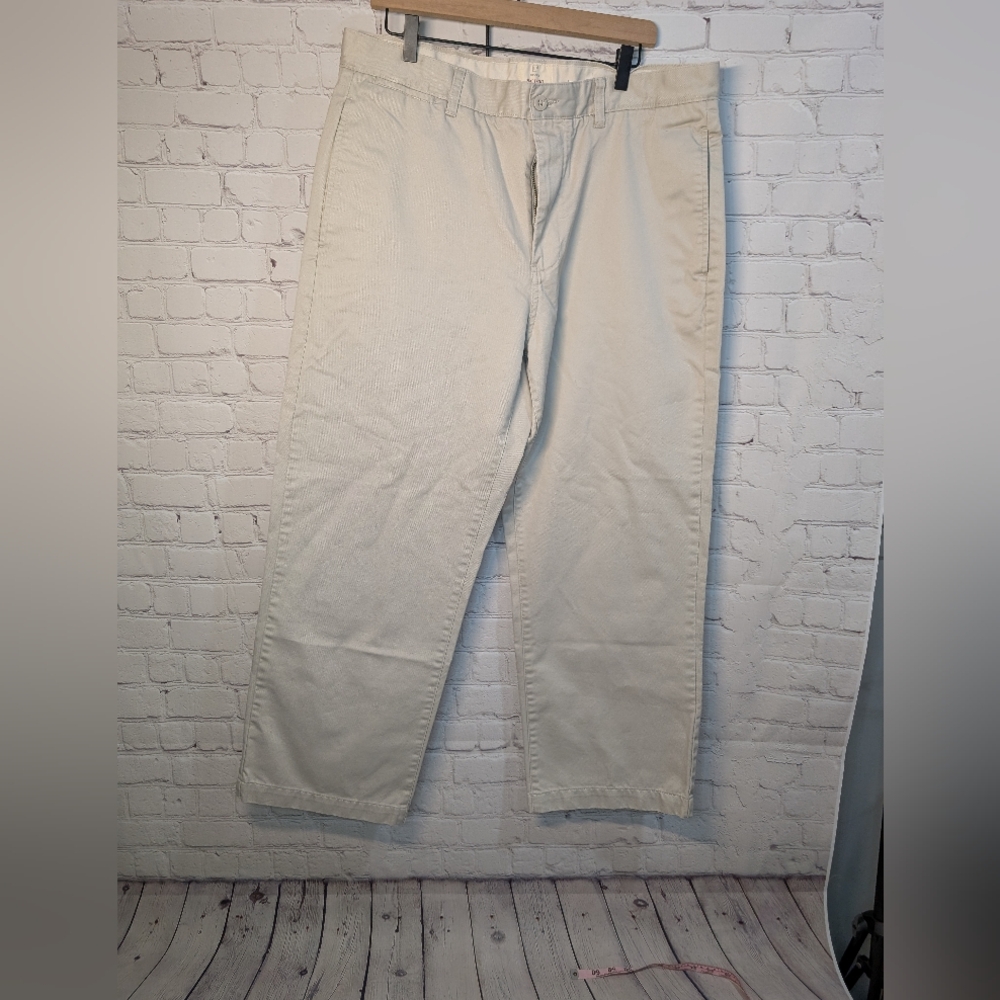 GAP Cream Chinos Versatile Khakis